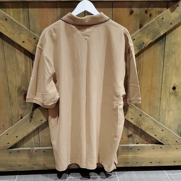 Tommy Hilfiger Tan Polo Shirt Classic Design - Picture 5 of 5